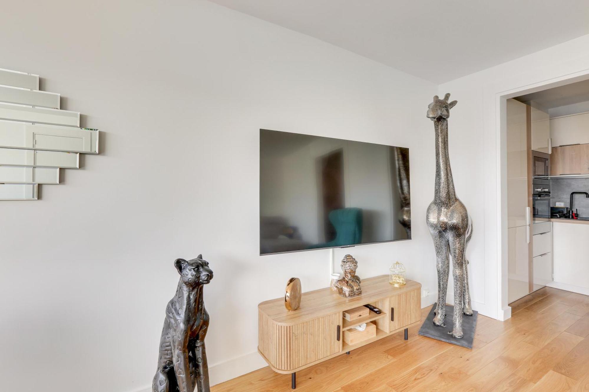 Paris Luxury Apartment 75M2 With Eiffel Tower View, 1 Min Metro, Parking Exteriér fotografie