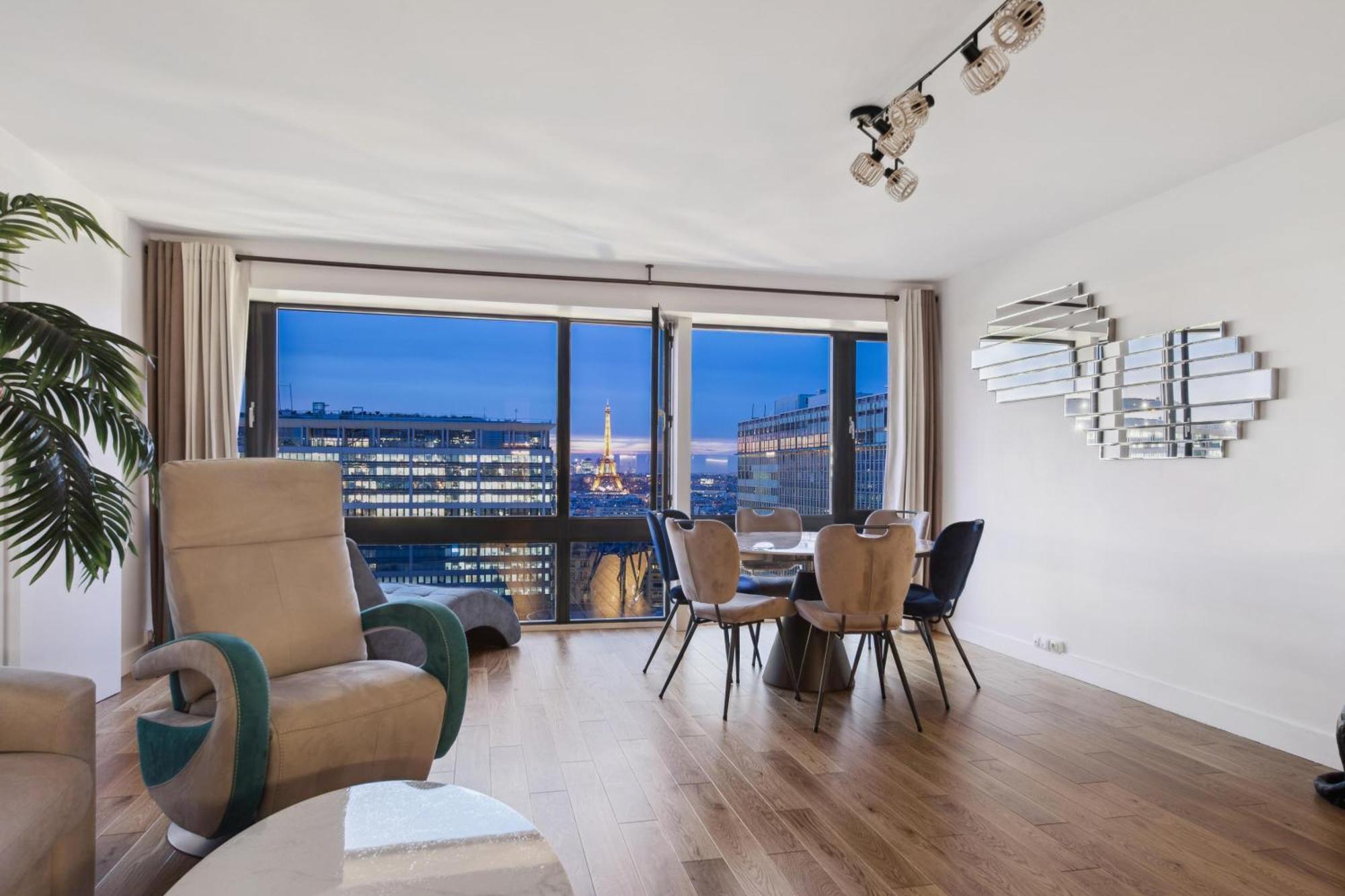 Paris Luxury Apartment 75M2 With Eiffel Tower View, 1 Min Metro, Parking Exteriér fotografie