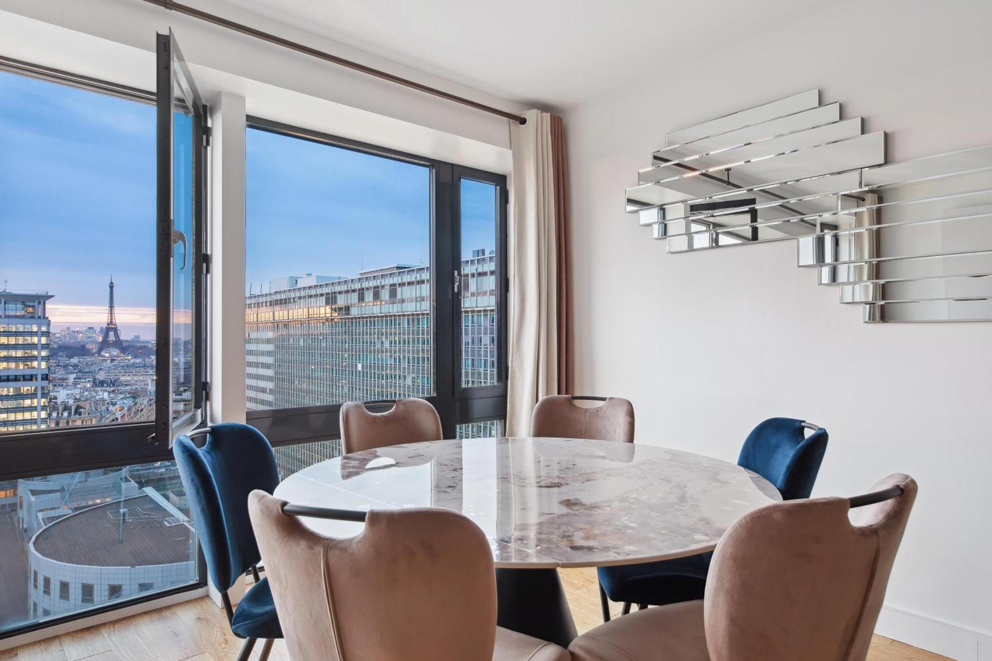 Paris Luxury Apartment 75M2 With Eiffel Tower View, 1 Min Metro, Parking Exteriér fotografie